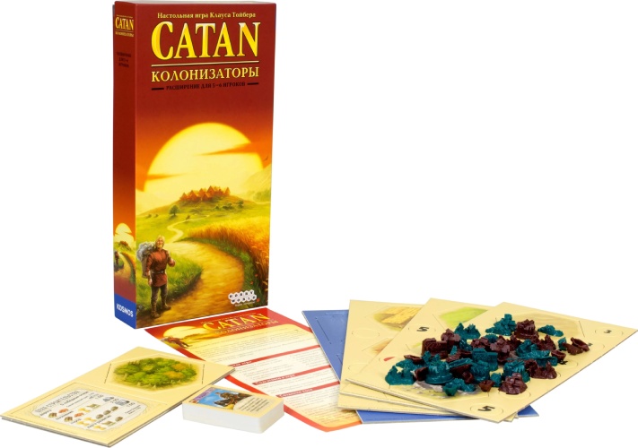 Настольная игра Hobby World Catan. Колонизаторы. Расширение для 5-6 игроков (3-е рус. изд.) (915111)