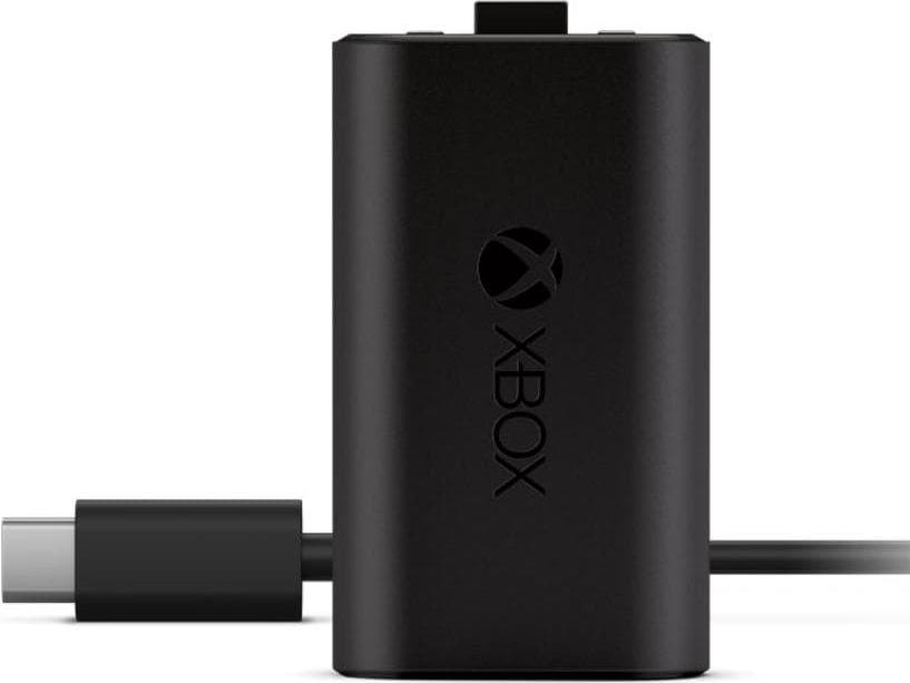 Геймпад Microsoft Xbox Series X|S Wireless Controller Carbon Black (чёрный) + аккумулятор + зарядный кабель USB-C