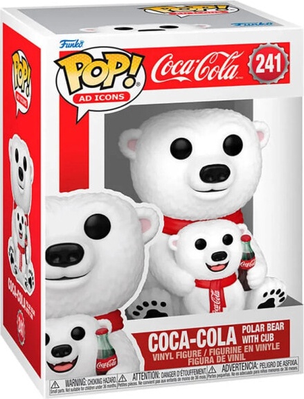 

(EU) Фигурка Funko POP! Ad Icons: Coca-Cola Polar Bear with Cub (241)