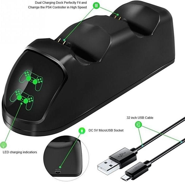 Зарядная станция OIVO c индикатором заряда для 2-х DualShock 4