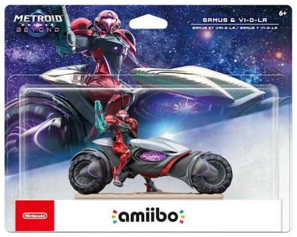(EU) Интерактивная фигурка amiibo Самус и Ви-О-Ла (Metroid Prime 4: Beyond Series Collection)