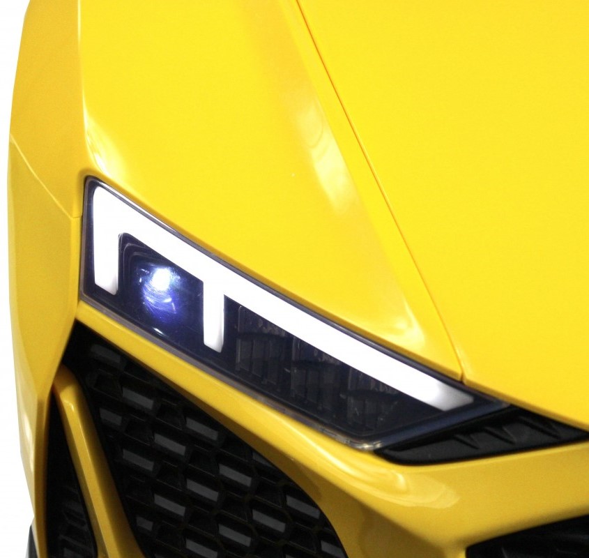 Детский электромобиль RiverToys AUDI R8 (M333MM) желтый