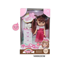 Кукла на бат. озвуч., мебель+питомец 658 в русс. кор. в кор.2*60шт Z736-H43509