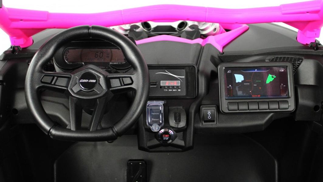 Детский электромобиль RiverToys BRP Can-Am Maverick (Y111YY) темно-розовый