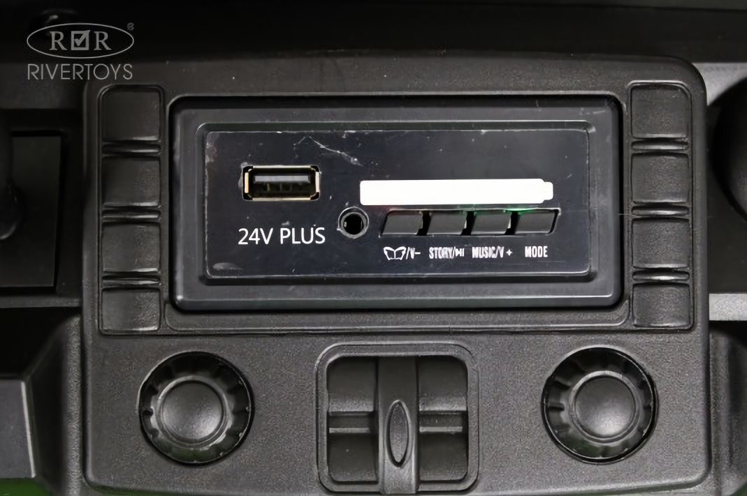 Детский электромобиль Jeep A222AA серый