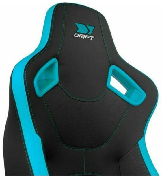 (EU) Игровое кресло DRIFT DR600BL, 269679086, Чёрное/Голубое