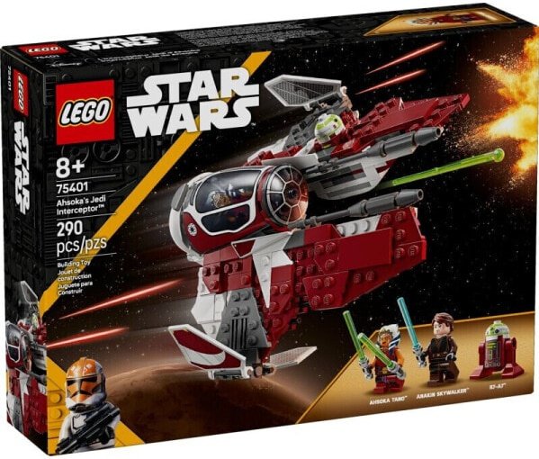 (EU) Конструктор LEGO Star Wars Джедайский перехватчик Асоки (75401)