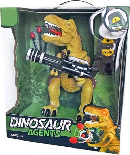 Радиоуправляемый робот Defatoys желтый динозавр Ти-Рекс (DT-6036-YELLOW)