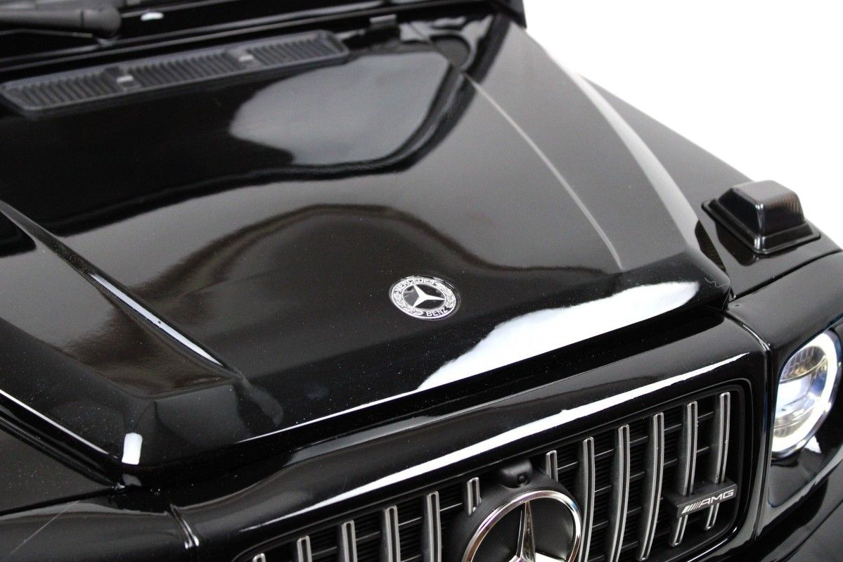 Детский электромобиль RiverToys Mercedes-Benz G63 4WD (Mercedes-AMG-G63-4WD-K999KK-BLACK-GLANEC) черный глянец