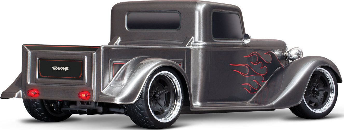 Радиоуправляемая модель туринг Traxxas 4-TEC 3.0 Hot Rod Truck 1к10 4WD RTR (TRA93034-4-SLVR)