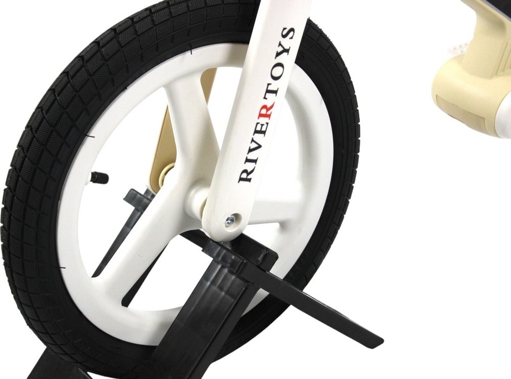 Детский беговел RiverToys (HB-003) (бежевый)