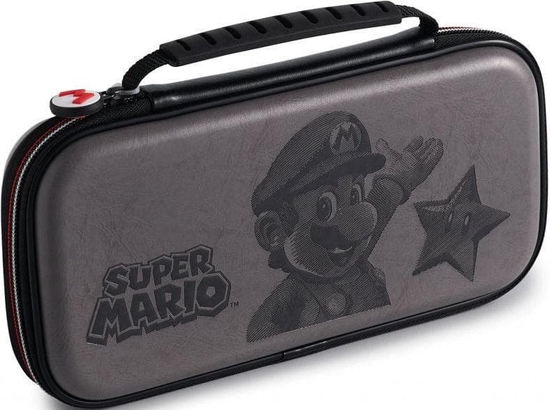 Защитный кейс Deluxe Travel Case Mario для Nintendo Switch (серый)