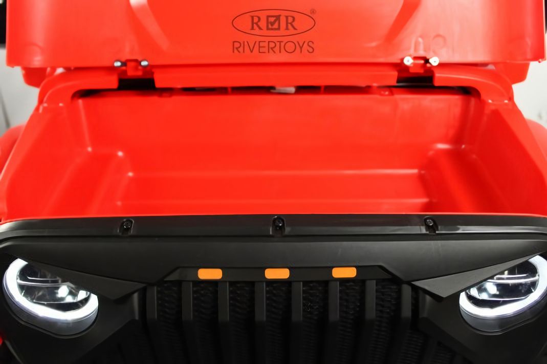 Детский электромобиль Jeep A222AA красный