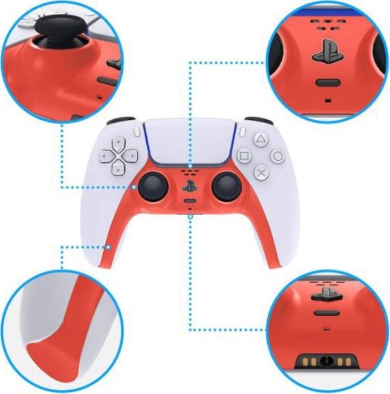 Комплект для кастомизации PS5 (черный): съёмные боковые панели + съёмная панель для DualSense + высокие накладки на стики Black Panther