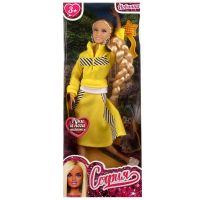 Кукла 29 см София, руки и ноги сгиб, длинная коса, акс, кор КАРАПУЗ в кор.24шт 66001-C21-S-BB