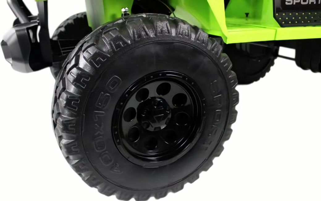 Детский электромобиль Jeep A222AA зеленый