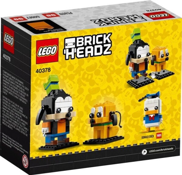 (EU) Конструктор LEGO Brick Headz Гуфи и Плуто (40378)