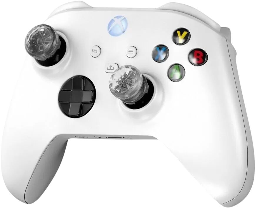 2 средние накладки на стики KontrolFreek Crystal Galaxy Edition для геймпада Microsoft XBOX One/Series (прозрачные)