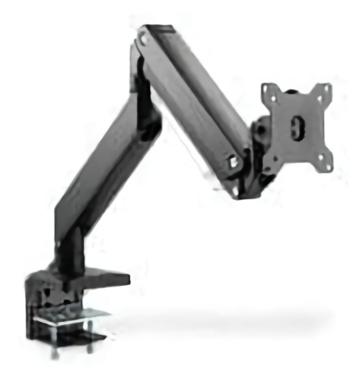 (EU) Аксессуар для монитора Digitus DA-90428 Универсальное настенное крепление с газлифтом 17-43" (23 кг, VESA 75/100/200, наклон/поворот/вращение, Cable Management) , Чёрный