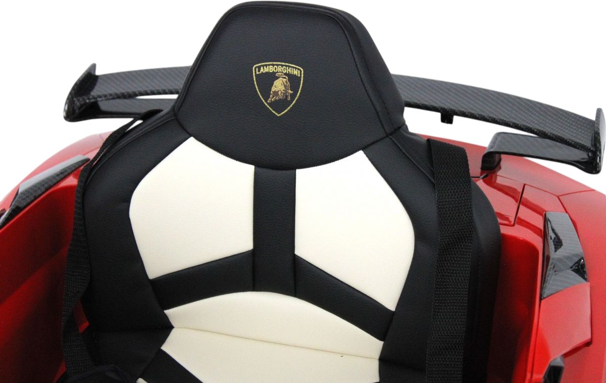 Детский электромобиль RiverToys Lamborghini Aventador SVJ (A333MP) красный