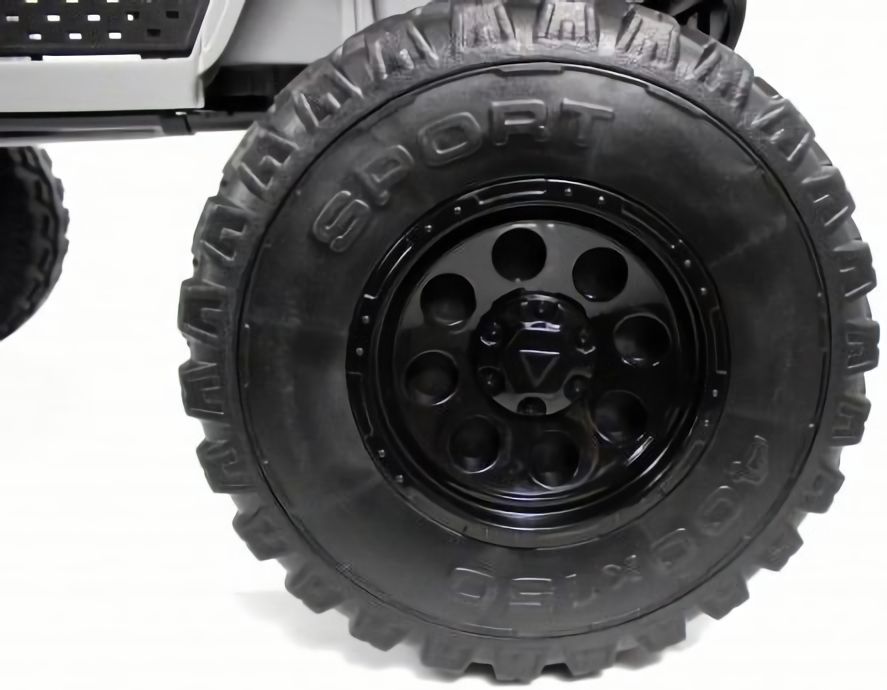 Детский электромобиль Jeep A222AA серый