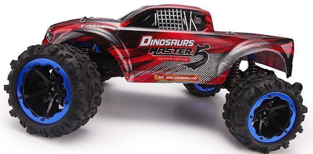 Радиоуправляемая модель монстр Remo Hobby Dinosaurs Master Brushless (красный) 1к8 (RH8035-RED)
