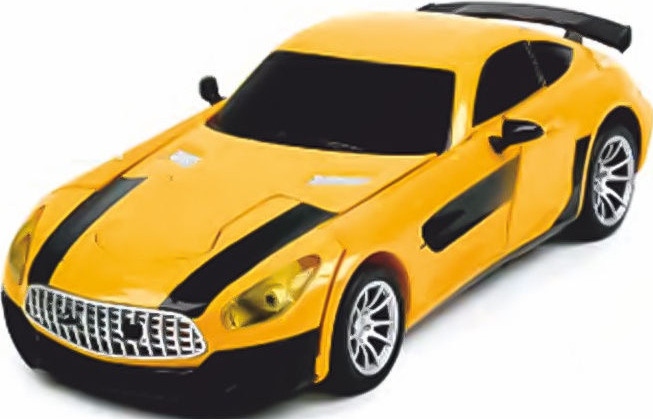 Радиоуправляемый робот JiaQi трансформер спортивная машина (JQ6612-YELLOW)