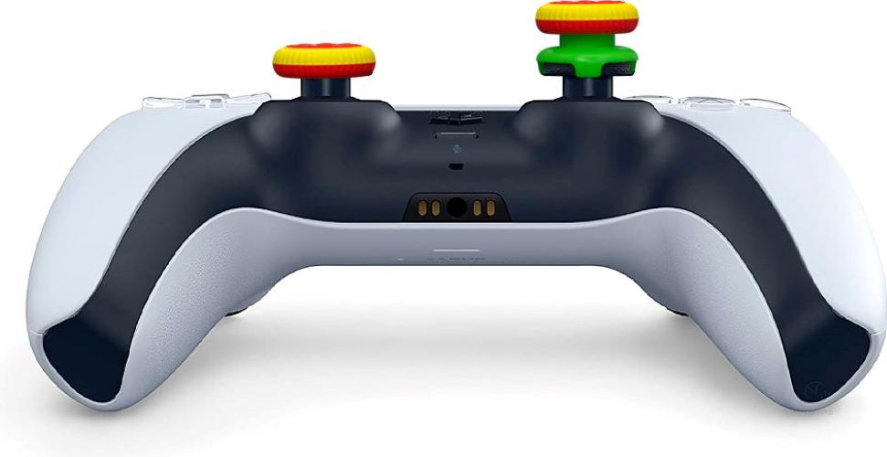2 низкие + 1 высокая накладки на стики Honey для DualSense PS5 (желтые)