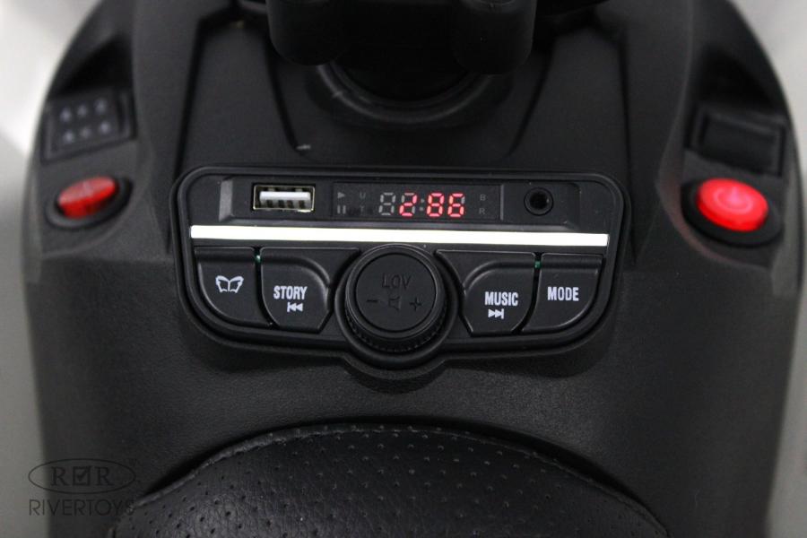 Детский электроквадроцикл RiverToys BRP Can-Am Renegade (Y333YY) белый