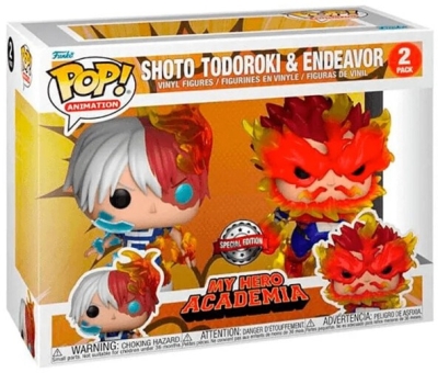 (EU) Фигурка Funko POP! Animation: Shoto Todoroki & Endeavor (2-pack) (FU64993)