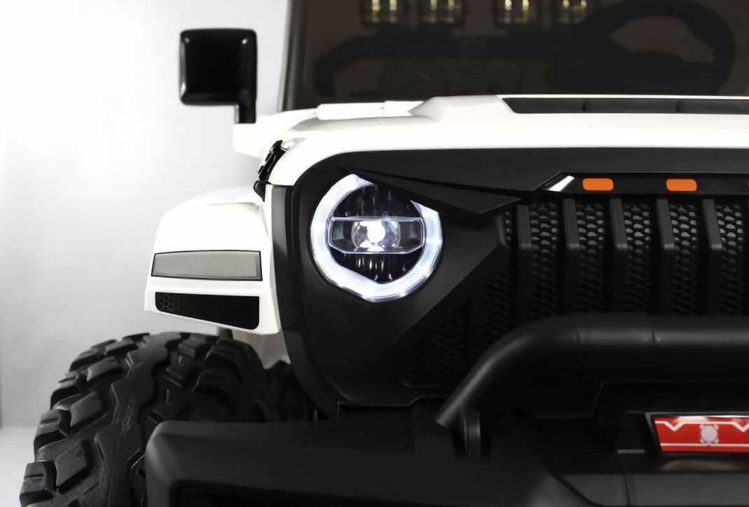 Детский электромобиль Jeep A222AA белый