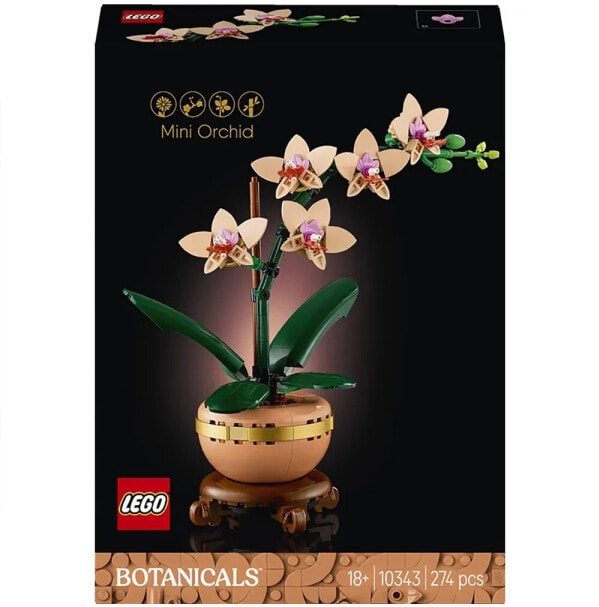 (EU) Конструктор LEGO Botanical Collection Декоративная орхидея (10343)