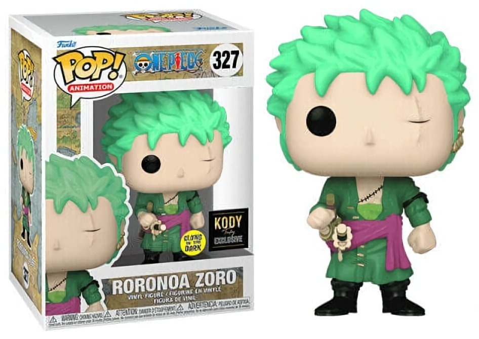 (CN) Фигурка Funko Pop! Animation: One Piece - Roronoa Zoro (Glow-In-The-Dark) (327)