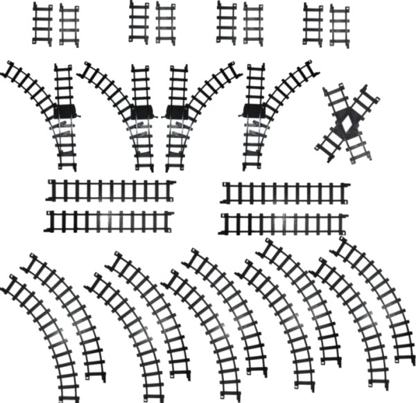 Железная дорога Deluxe Train Новогодний экспресс Fenfa 9,3 м 1603B