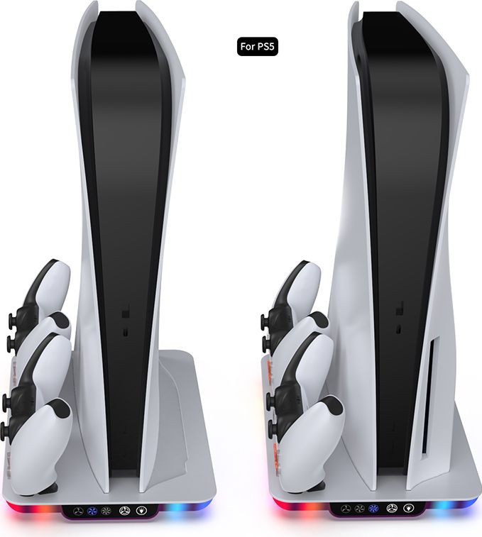 Охлаждающая док-станция DOBE для PS5 с зарядными устройствами (TP5-35103)