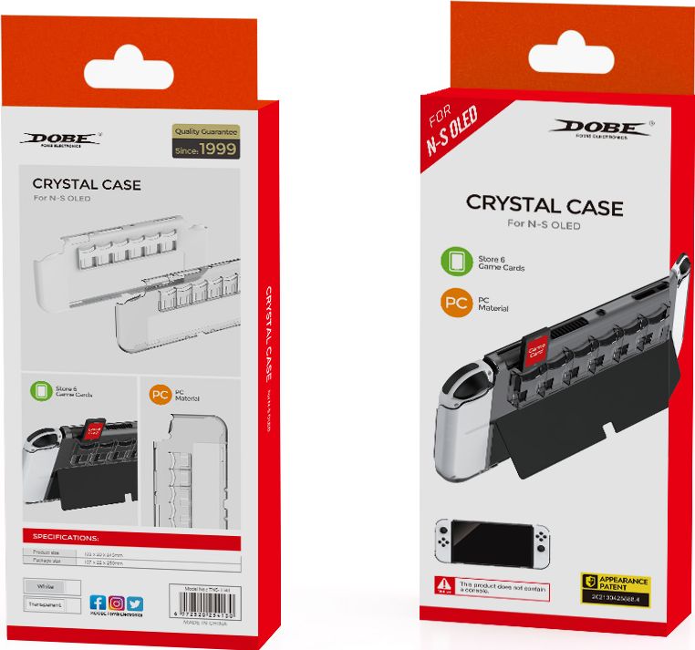 Защитный чехол DOBE для Nintendo Switch OLED (прозрачный) (TNS-1141)