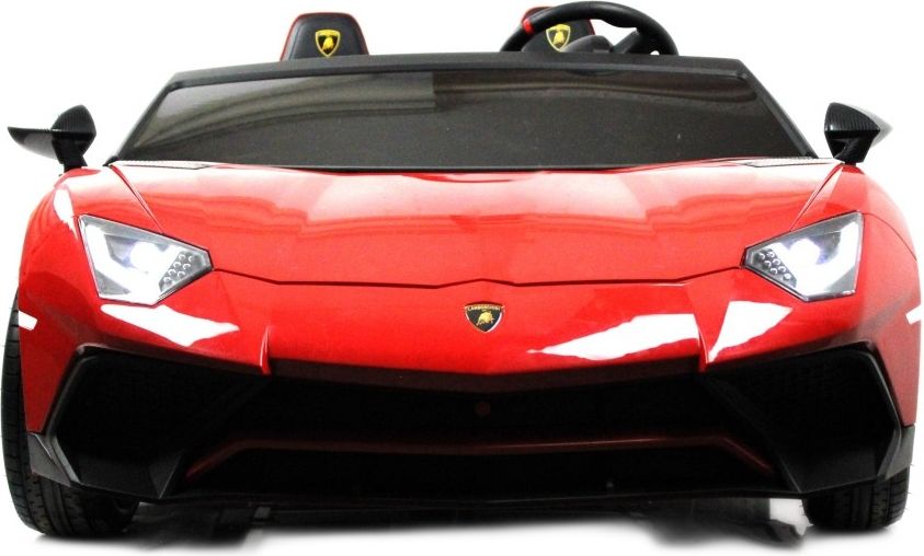 Детский электромобиль RiverToys Lamborghini Aventador SV (M777MM) красный