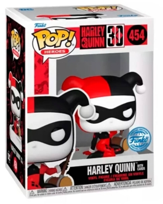 (EU) Фигурка Funko POP! Heroes: Harley Quinn with Cards (454)