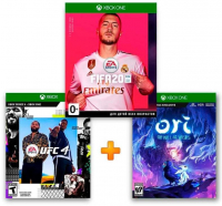 ИгроПак для XBOX One: FIFA 20 + UFC 4 + Ori and The Will Of The Wisps