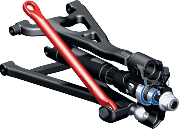 Радиоуправляемая модель трагги Traxxas E-Revo VXL TSM 4WD RTR 1к16 (TRA71076-3-BLX)