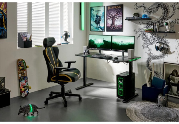 (EU) Игровое кресло BXGaming GENIUS, 241552385, Чёрное