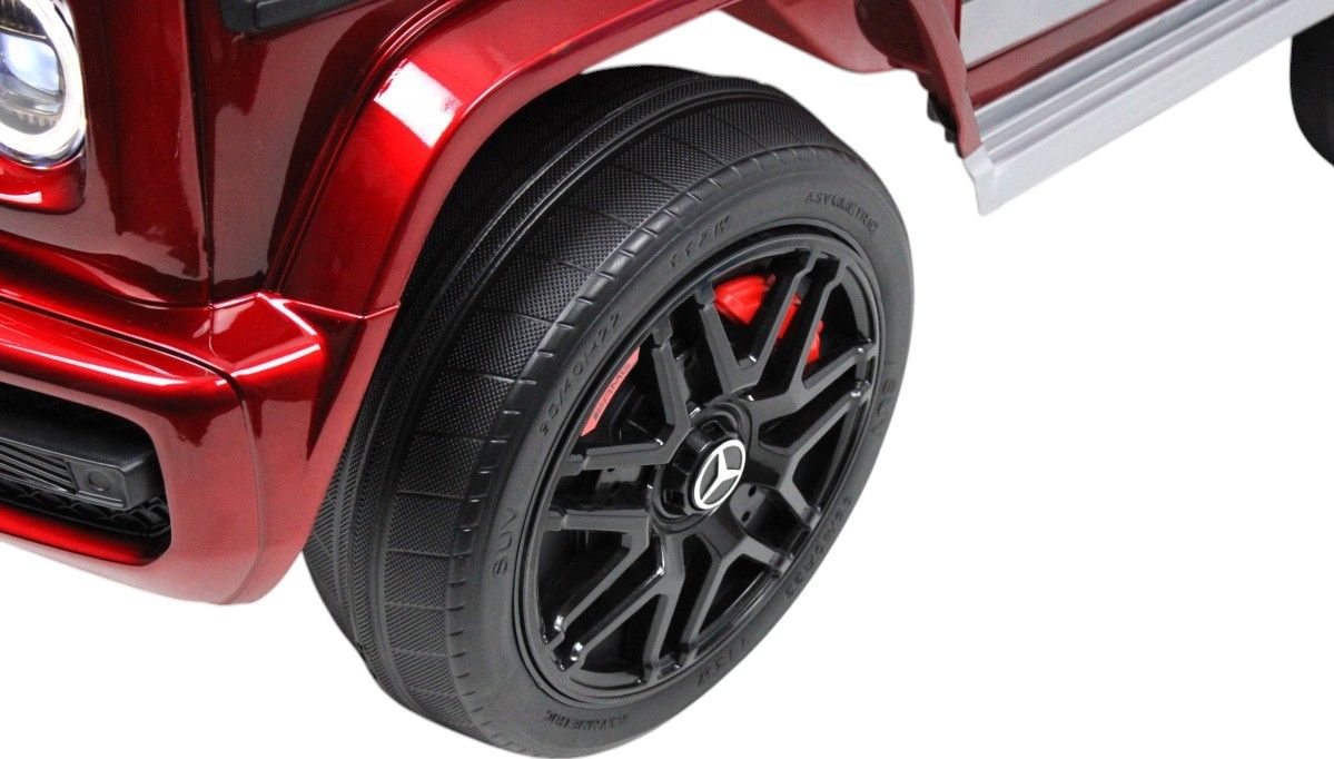 Детский электромобиль RiverToys Mercedes-Benz G63 4WD (Mercedes-AMG-G63-4WD-K999KK-CHERRY-GLANEC) вишневый глянец