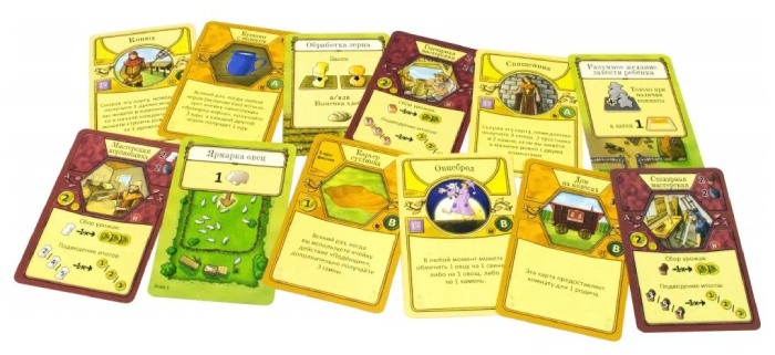 Настольная карточная игра Hobby World Агрикола (новое издание) (1608)