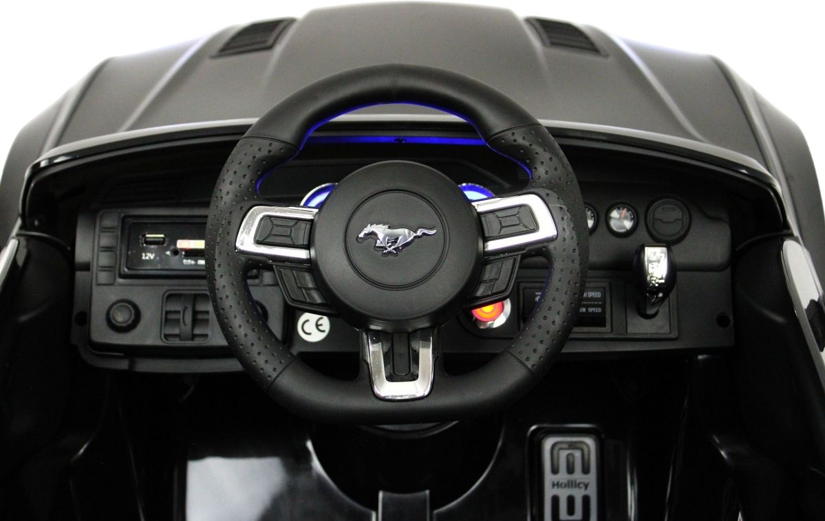 Детский электромобиль RiverToys Ford Mustang GT (A222MP) черный