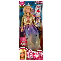 Кукла 29 см София , руки и ноги сгиб, принцесса, акс, кор КАРАПУЗ в кор.24шт 66001P-C1-S-BB