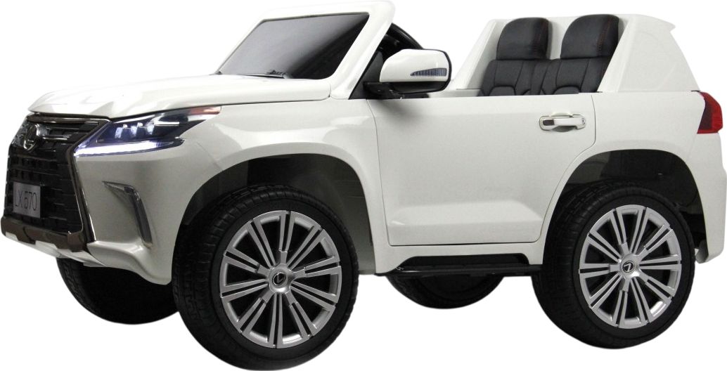 Детский электромобиль RiverToys Lexus LX570 (Y555YY) белый