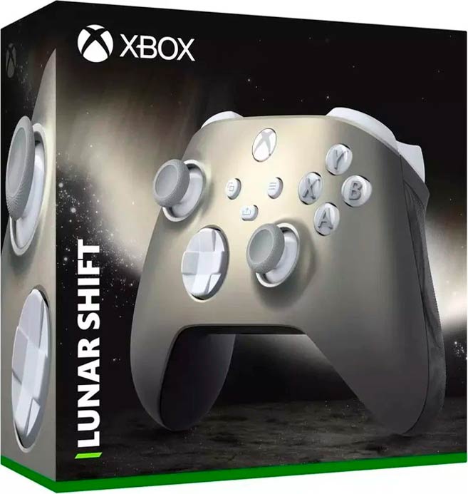 Геймпад Microsoft Xbox Wireless Controller Lunar Shift Special Edition (серебрянный)