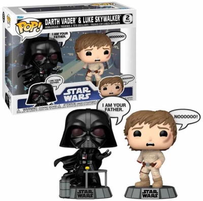 (EU) Фигурка Funko POP! Star Wars: Darth Vader & Luke Skywalker (I Am Your Father) 2-Pack (83594)