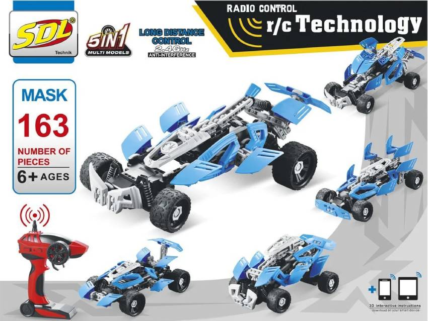 Радиоуправляемый конструктор SDL 5 в 1 (163 детали)