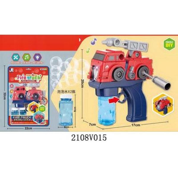 Мыльные пузыри с пистолетом 881288 на карт., 2108V015